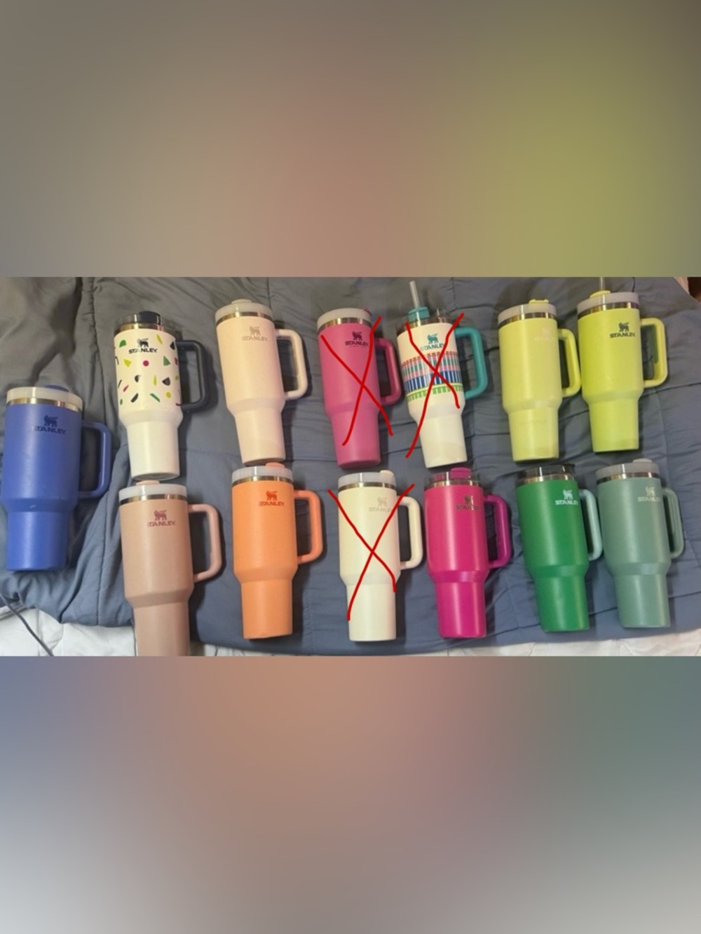 40 oz Stanley Colorful Party Tumblers